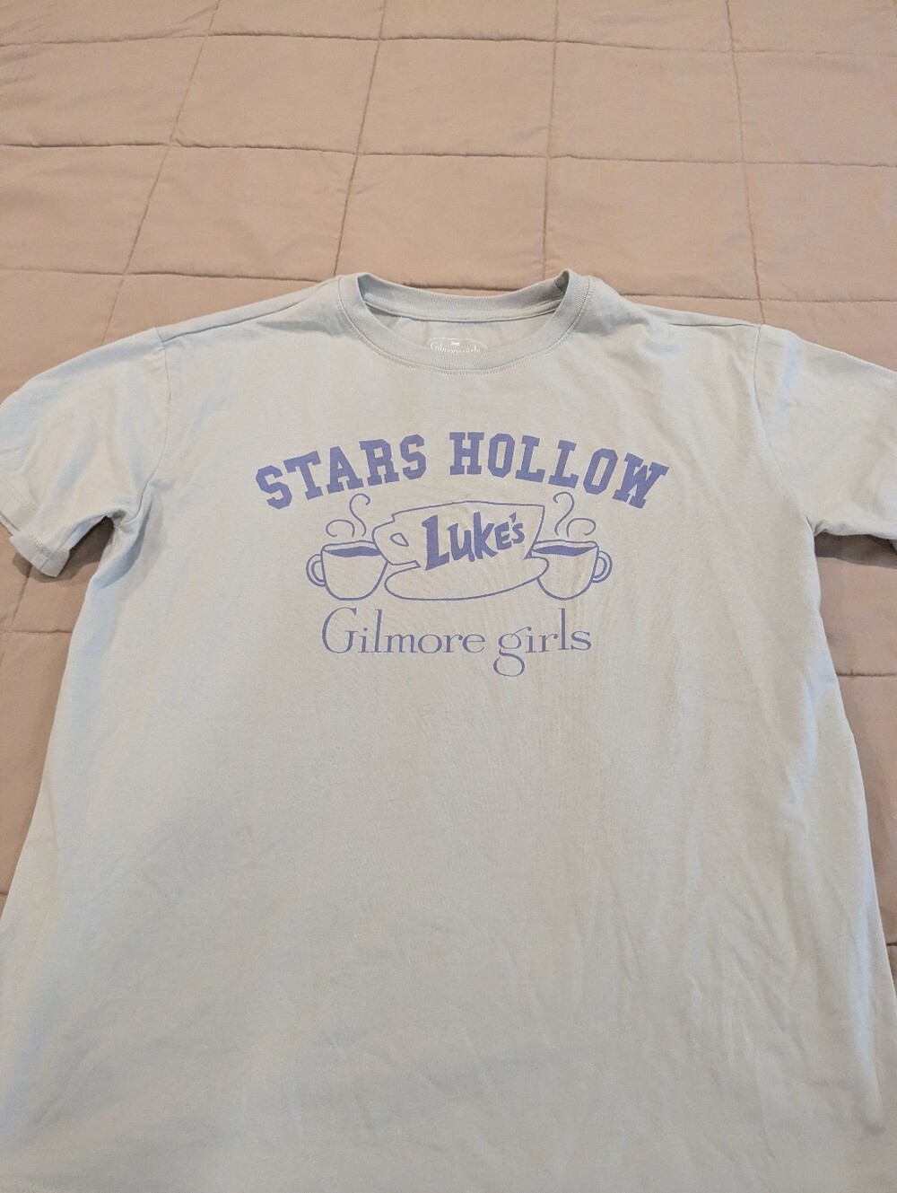 Stars Hollow 'Luke's' Gilmore Girls Tee - Light Blue